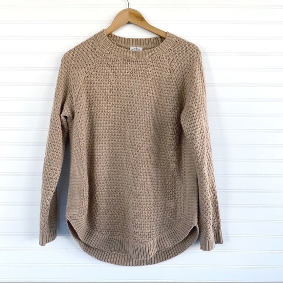 Waffle knit pullover sweater Size Medium - Picture 1 of 9